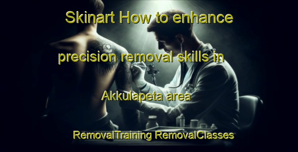 Skinart How to enhance precision removal skills in Akkulapeta area | #RemovalTraining #RemovalClasses #SkinartTraining-India