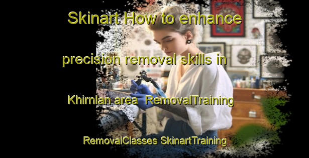 Skinart How to enhance precision removal skills in Khirnlan area | #RemovalTraining #RemovalClasses #SkinartTraining-India