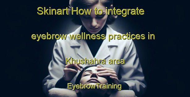 Skinart How to integrate eyebrow wellness practices in Khushahra area | EyebrowTraining | EyebrowClasses | SkinartTraining-India