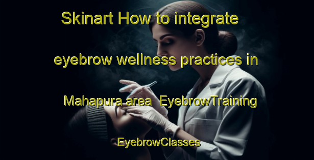 Skinart How to integrate eyebrow wellness practices in Mahapura area | EyebrowTraining | EyebrowClasses | SkinartTraining-India