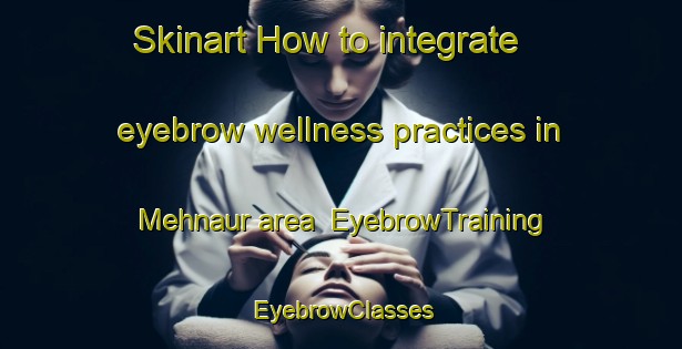 Skinart How to integrate eyebrow wellness practices in Mehnaur area | EyebrowTraining | EyebrowClasses | SkinartTraining-India