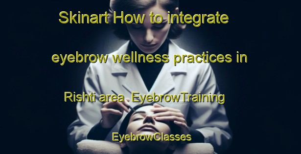 Skinart How to integrate eyebrow wellness practices in Rishti area | EyebrowTraining | EyebrowClasses | SkinartTraining-India