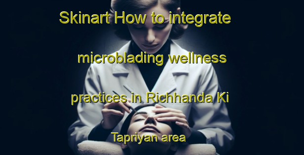 Skinart How to integrate microblading wellness practices in Richhanda Ki Tapriyan area | MicrobladingTraining | MicrobladingClasses | SkinartTraining-India