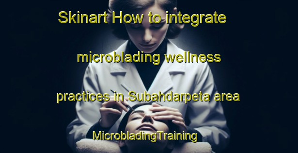 Skinart How to integrate microblading wellness practices in Subahdarpeta area | MicrobladingTraining | MicrobladingClasses | SkinartTraining-India