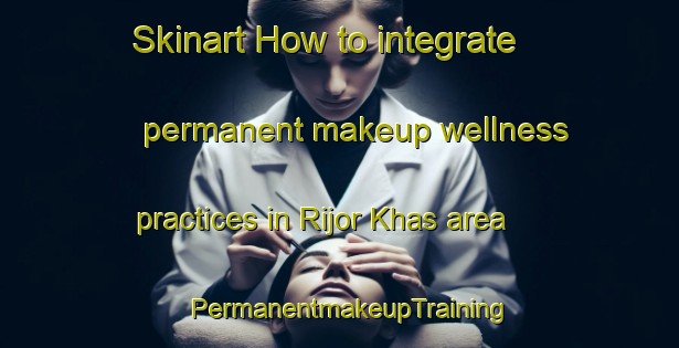 Skinart How to integrate permanent makeup wellness practices in Rijor Khas area | PermanentmakeupTraining | PermanentmakeupClasses | SkinartTraining-India