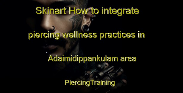 Skinart How to integrate piercing wellness practices in Adaimidippankulam area | #PiercingTraining #PiercingClasses #SkinartTraining-India