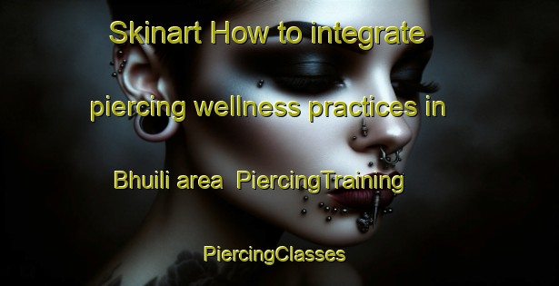 Skinart How to integrate piercing wellness practices in Bhuili area | PiercingTraining | PiercingClasses | SkinartTraining-India