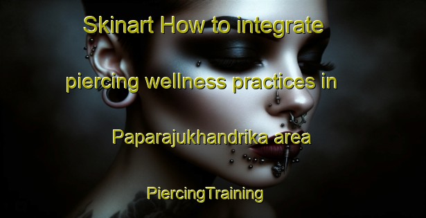 Skinart How to integrate piercing wellness practices in Paparajukhandrika area | PiercingTraining | PiercingClasses | SkinartTraining-India