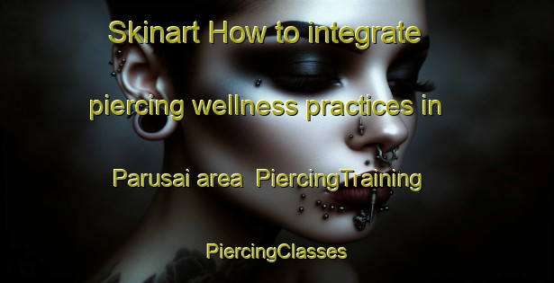 Skinart How to integrate piercing wellness practices in Parusai area | #PiercingTraining #PiercingClasses #SkinartTraining-India