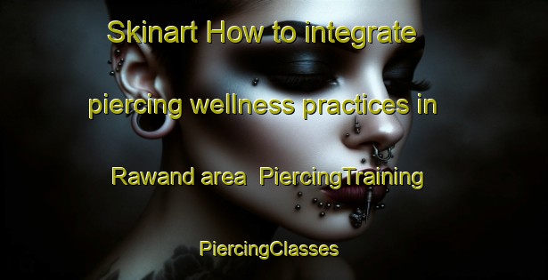 Skinart How to integrate piercing wellness practices in Rawand area | PiercingTraining | PiercingClasses | SkinartTraining-India