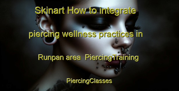 Skinart How to integrate piercing wellness practices in Runpan area | #PiercingTraining #PiercingClasses #SkinartTraining-India