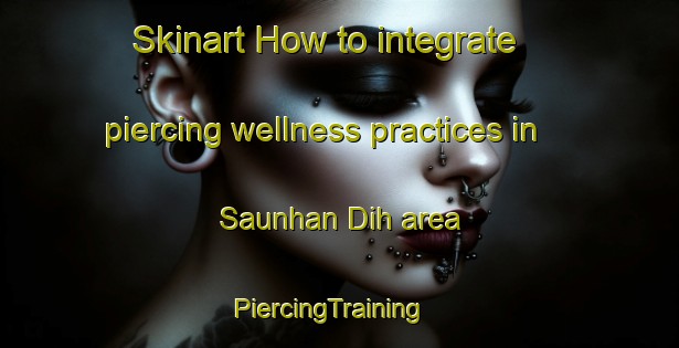 Skinart How to integrate piercing wellness practices in Saunhan Dih area | PiercingTraining | PiercingClasses | SkinartTraining-India