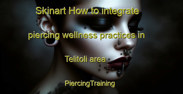 Skinart How to integrate piercing wellness practices in Telitoli area | #PiercingTraining #PiercingClasses #SkinartTraining-India