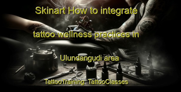 Skinart How to integrate tattoo wellness practices in Ulundangudi area | TattooTraining | TattooClasses | SkinartTraining-India