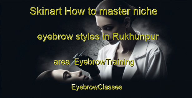 Skinart How to master niche eyebrow styles in Rukhunpur area | EyebrowTraining | EyebrowClasses | SkinartTraining-India