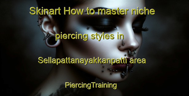 Skinart How to master niche piercing styles in Sellapattanayakkanpatti area | PiercingTraining | PiercingClasses | SkinartTraining-India