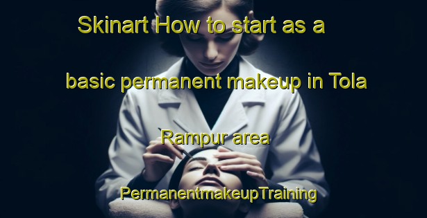 Skinart How to start as a basic permanent makeup in Tola Rampur area | PermanentmakeupTraining | PermanentmakeupClasses | SkinartTraining-India