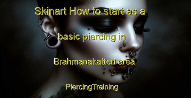 Skinart How to start as a basic piercing in Brahmanakatteri area | PiercingTraining | PiercingClasses | SkinartTraining-India