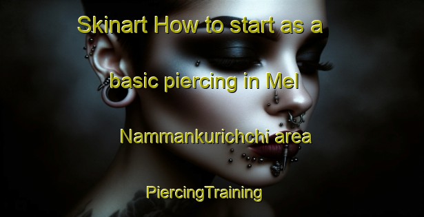 Skinart How to start as a basic piercing in Mel Nammankurichchi area | PiercingTraining | PiercingClasses | SkinartTraining-India