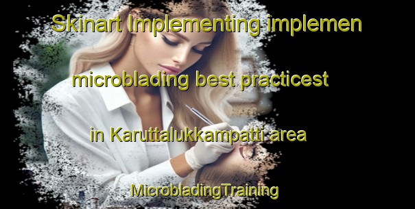 Skinart Implementing implemen microblading best practicest in Karuttalukkampatti area | #MicrobladingTraining #MicrobladingClasses #SkinartTraining-India