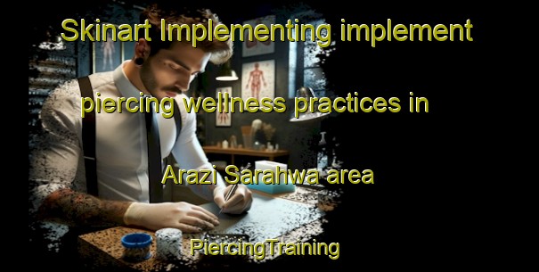 Skinart Implementing implement piercing wellness practices in Arazi Sarahwa area | #PiercingTraining #PiercingClasses #SkinartTraining-India