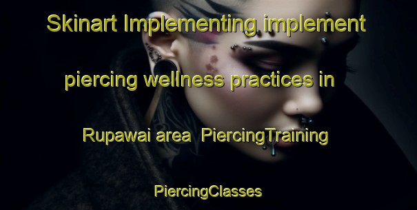 Skinart Implementing implement piercing wellness practices in Rupawai area | #PiercingTraining #PiercingClasses #SkinartTraining-India