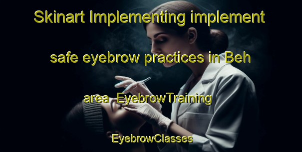 Skinart Implementing implement safe eyebrow practices in Beh area | EyebrowTraining | EyebrowClasses | SkinartTraining-India