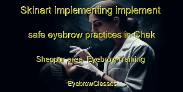 Skinart Implementing implement safe eyebrow practices in Chak Sheopur area | EyebrowTraining | EyebrowClasses | SkinartTraining-India
