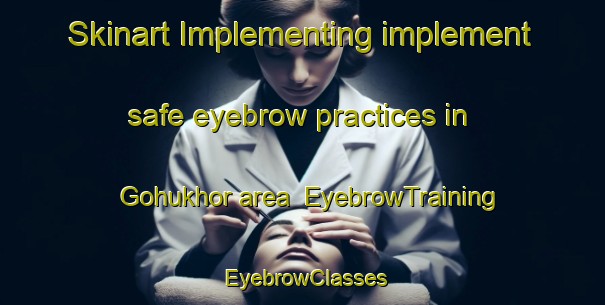 Skinart Implementing implement safe eyebrow practices in Gohukhor area | EyebrowTraining | EyebrowClasses | SkinartTraining-India