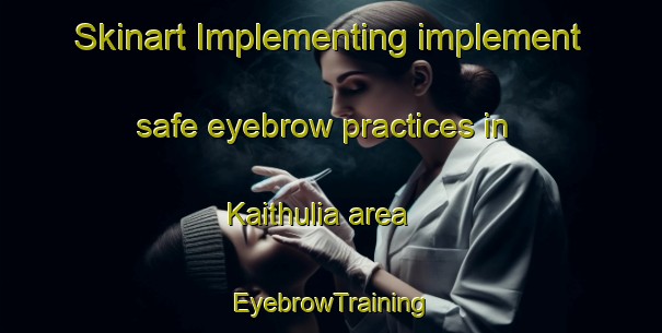 Skinart Implementing implement safe eyebrow practices in Kaithulia area | EyebrowTraining | EyebrowClasses | SkinartTraining-India