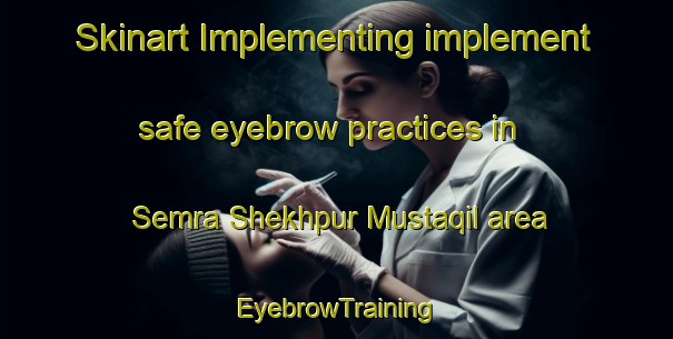 Skinart Implementing implement safe eyebrow practices in Semra Shekhpur Mustaqil area | EyebrowTraining | EyebrowClasses | SkinartTraining-India