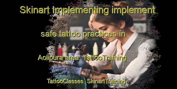Skinart Implementing implement safe tattoo practices in Aolipura area | TattooTraining | TattooClasses | SkinartTraining-India