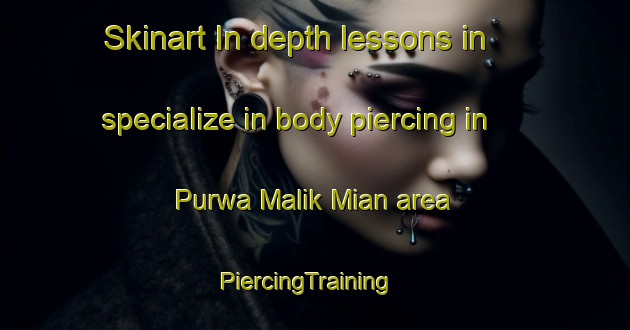 Skinart In-depth lessons in specialize in body piercing in Purwa Malik Mian area | PiercingTraining | PiercingClasses | SkinartTraining-India