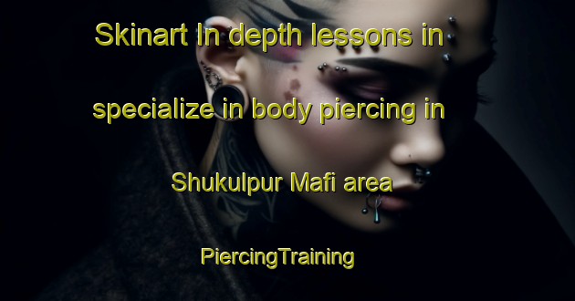 Skinart In-depth lessons in specialize in body piercing in Shukulpur Mafi area | PiercingTraining | PiercingClasses | SkinartTraining-India
