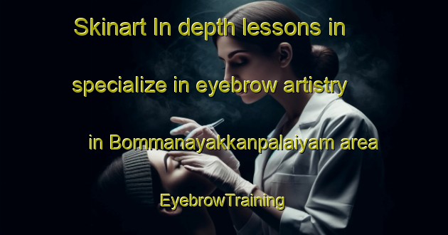 Skinart In-depth lessons in specialize in eyebrow artistry in Bommanayakkanpalaiyam area | EyebrowTraining | EyebrowClasses | SkinartTraining-India