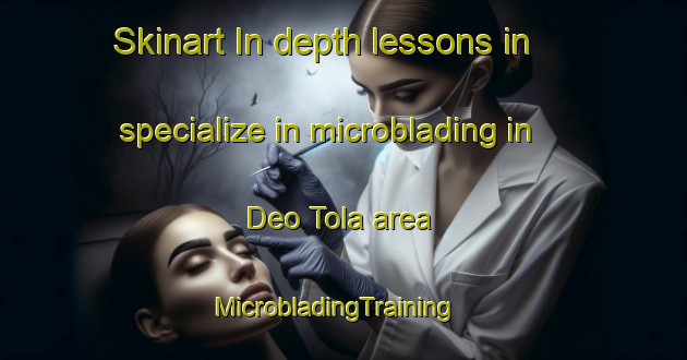 Skinart In-depth lessons in specialize in microblading in Deo Tola area | MicrobladingTraining | MicrobladingClasses | SkinartTraining-India