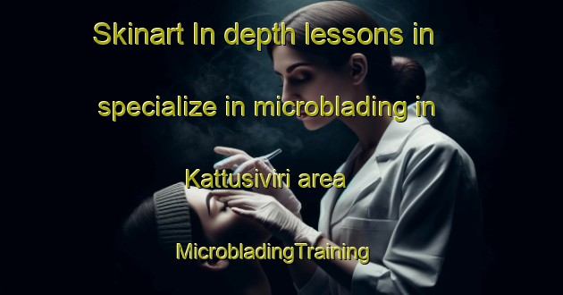 Skinart In-depth lessons in specialize in microblading in Kattusiviri area | MicrobladingTraining | MicrobladingClasses | SkinartTraining-India