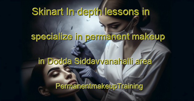 Skinart In-depth lessons in specialize in permanent makeup in Dodda Siddavvanahalli area | PermanentmakeupTraining | PermanentmakeupClasses | SkinartTraining-India
