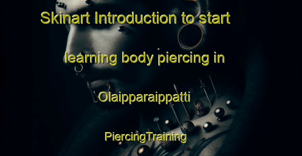 Skinart Introduction to start learning body piercing in Olaipparaippatti | PiercingTraining | PiercingClasses | SkinartTraining-India