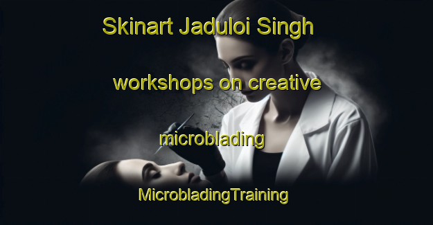 Skinart Jaduloi Singh workshops on creative microblading | #MicrobladingTraining #MicrobladingClasses #SkinartTraining-India