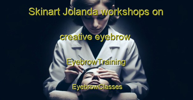 Skinart Jolanda workshops on creative eyebrow | EyebrowTraining | EyebrowClasses | SkinartTraining-India