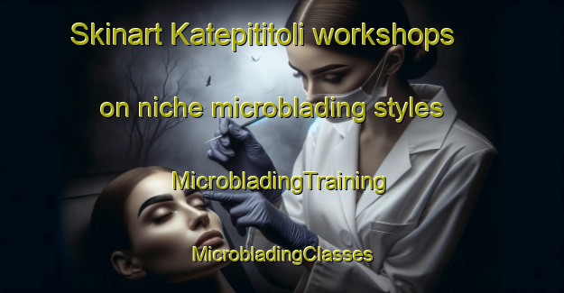 Skinart Katepititoli workshops on niche microblading styles | #MicrobladingTraining #MicrobladingClasses #SkinartTraining-India