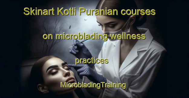 Skinart Kotli Puranian courses on microblading wellness practices | #MicrobladingTraining #MicrobladingClasses #SkinartTraining-India