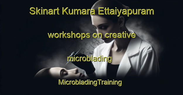 Skinart Kumara Ettaiyapuram workshops on creative microblading | #MicrobladingTraining #MicrobladingClasses #SkinartTraining-India