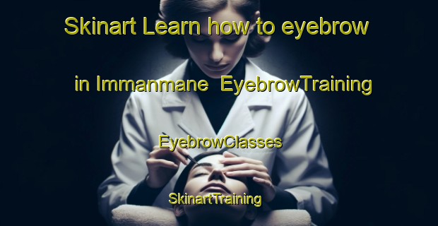 Skinart Learn how to eyebrow in Immanmane | EyebrowTraining | EyebrowClasses | SkinartTraining-India