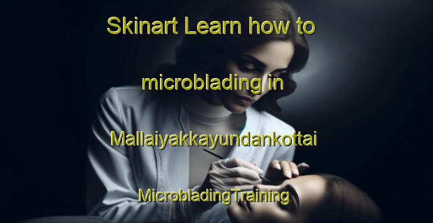 Skinart Learn how to microblading in Mallaiyakkayundankottai | #MicrobladingTraining #MicrobladingClasses #SkinartTraining-India