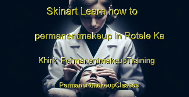 Skinart Learn how to permanentmakeup in Rotele Ka Khirk | #PermanentmakeupTraining #PermanentmakeupClasses #SkinartTraining-India