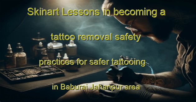 Skinart Lessons in becoming a tattoo removal safety practices for safer tattooing in Baburai Jahanpur area | RemovalTraining | RemovalClasses | SkinartTraining-India