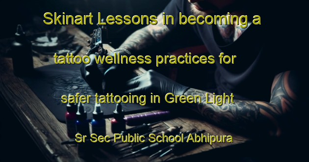 Skinart Lessons in becoming a tattoo wellness practices for safer tattooing in Green Light Sr Sec Public School Abhipura area | TattooTraining | TattooClasses | SkinartTraining-India
