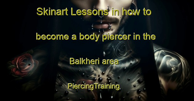 Skinart Lessons in how to become a body piercer in the Balkheri area | PiercingTraining | PiercingClasses | SkinartTraining-India